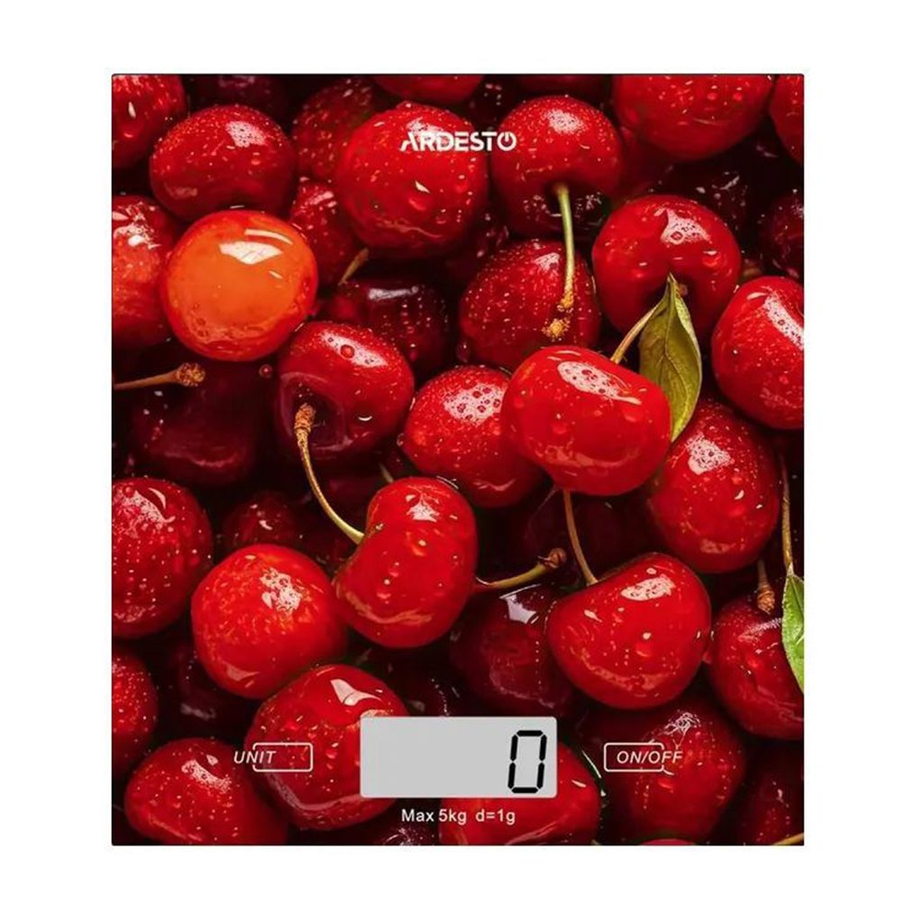 Ваги кухонні Ardesto Kitchen Scalts (SCK-893CHERRY)